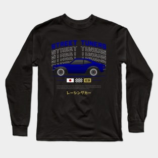 Tuner Blue RX3 JDM Long Sleeve T-Shirt